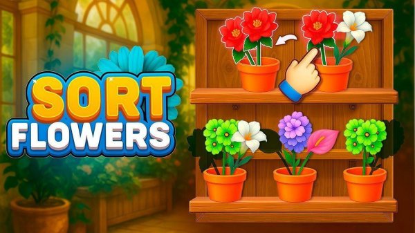 Flower Sort Puzzle Game Online - Puzzle Game