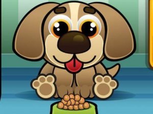 Feed My Pet Dog Numbers Math Puzzle