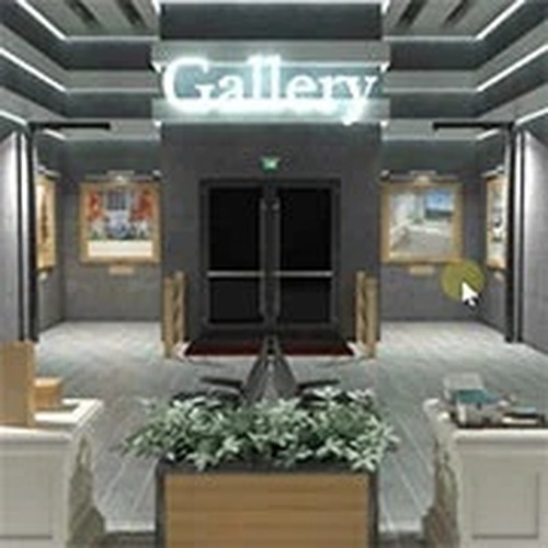 Neat Gallery Room Escape Online Puzzle Game