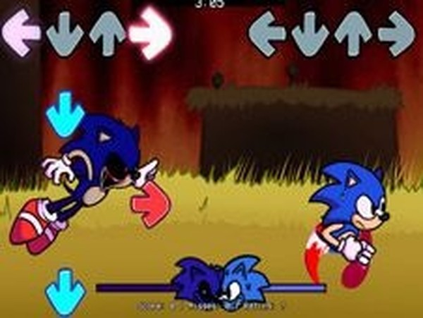 FNF: Sonic.EXE & Sonic Sings Confronting Yourself Online Game