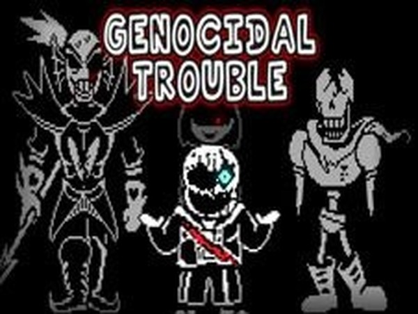 FNF: Sans & Papyrus & Chara Sings Genocidal Trouble Online Game