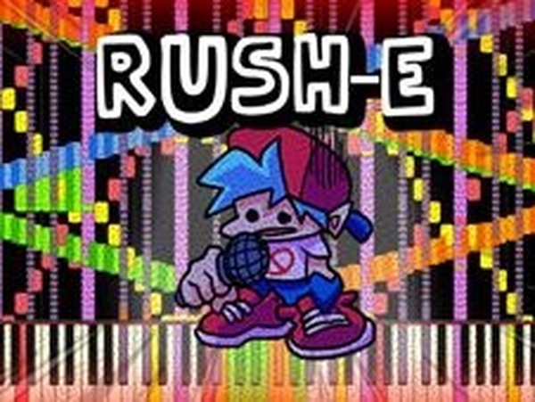 Friday Night Funkin: BF sings Rush E Online Game