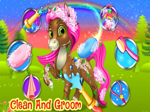 Unicorn Pony Pet Salon Online Game