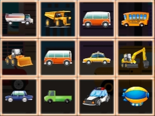 Connect Vehicles Puzzle Game