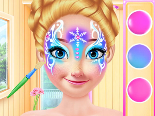 Princess Christmas Face Painting Online Game