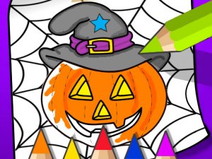Halloween Coloring Book Online Game