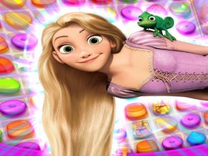 Rapunzel Tangled Match 3 Puzzle Game