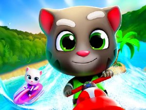 Cartoon Talking Tom Jigsaw Puzzle Online Game