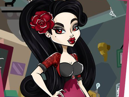 Monster High Beauty Salon Dress Up Game