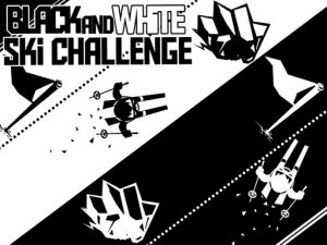 Black & White Ski Challenge Online Game