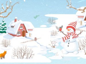 Snowman Slide Puzzle Game