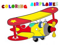 Airplane Coloring Book Game