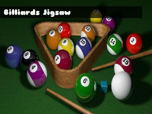 Billiards Jigsaw Puzzle Game