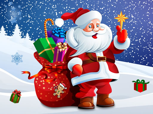 Christmas Santa Spot The Differences Puzzle Game