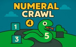Numeral Crawl: Snake Numbers Puzzle Game Online - Arcade Puzzle Game