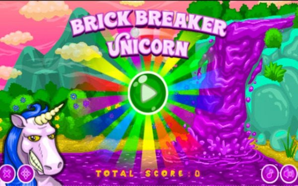 Brick Breker Unicorn - Magical Arcade Puzzle Game Online Arcade Game