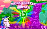 Unicorn Brick Breaker Puzzle