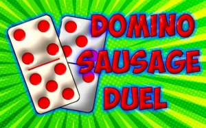 Domino Sausage Duel: Chain Reaction Puzzle Game