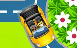 Long Road Trip Adventure Simulation