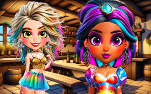 Royal Rebellion Punk Magic Dress Up Game Online Dress Up Game