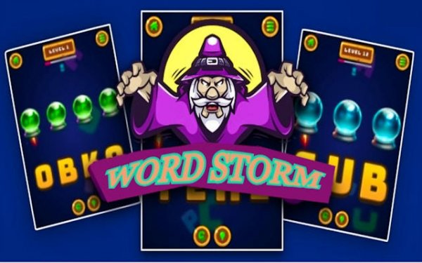 Word Storm - Vocabulary Puzzle Challenge