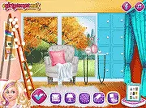 Ellie's Reading Nook Decorating and Dress-Up Game