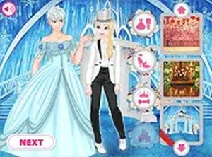 Disney Crossdress Wedding Dress Up Game