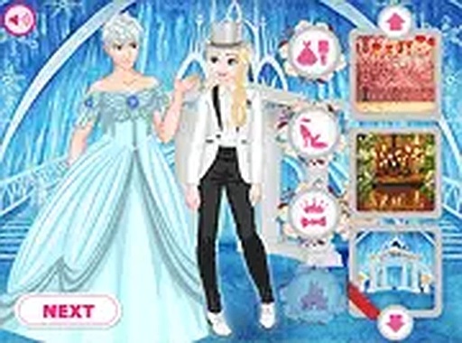 Disney Crossdress Wedding Dress Up Game