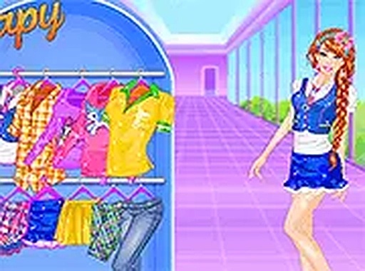 Ellie Remembering College Fashion Design Game Online - Dress Up Game