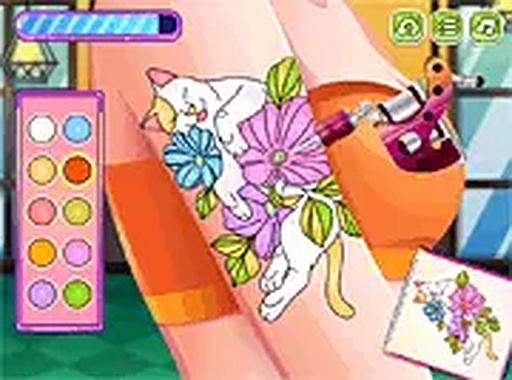 Funny Tattoo Shop Online Game