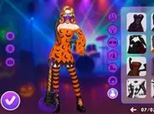 Black Pink Halloween Concert Dress Up Game Online