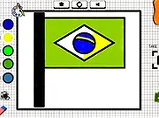 Vivid Brazil Coloring Pages