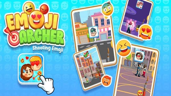 Emoji Archer: Shooting Emoji Online Arcade Game